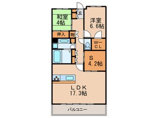 レザンド－ル東山元町の物件間取画像